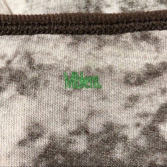 Mandy Moore Mblem S/S Sheer Burnout Open-Front Top - Picture 11 of 14